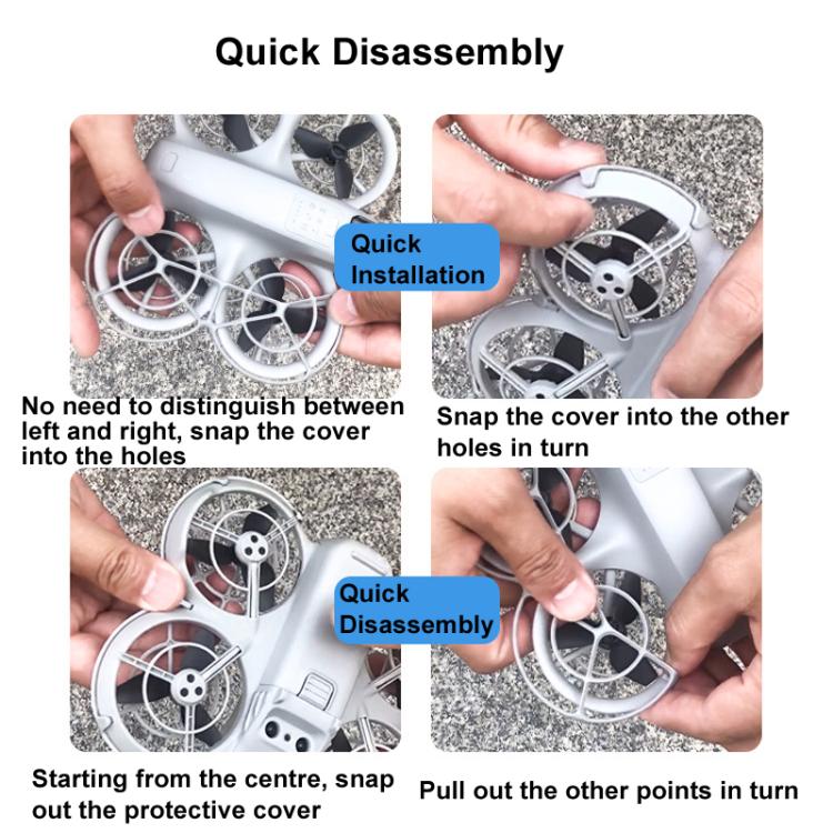 For DJI Neo CQT Blade Protector Propeller Integrated Shock Absorbing Bumper Ring - free shipping - PMC TechLife - Order now!