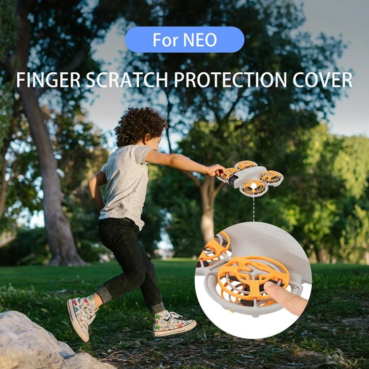 For DJI Neo CQT Drone Landing Scratch Protective Cover Prevent Finger Scratch Protective Cover Accessories, Color: Upper Orange - free shipping - PMC TechLife - Order now!