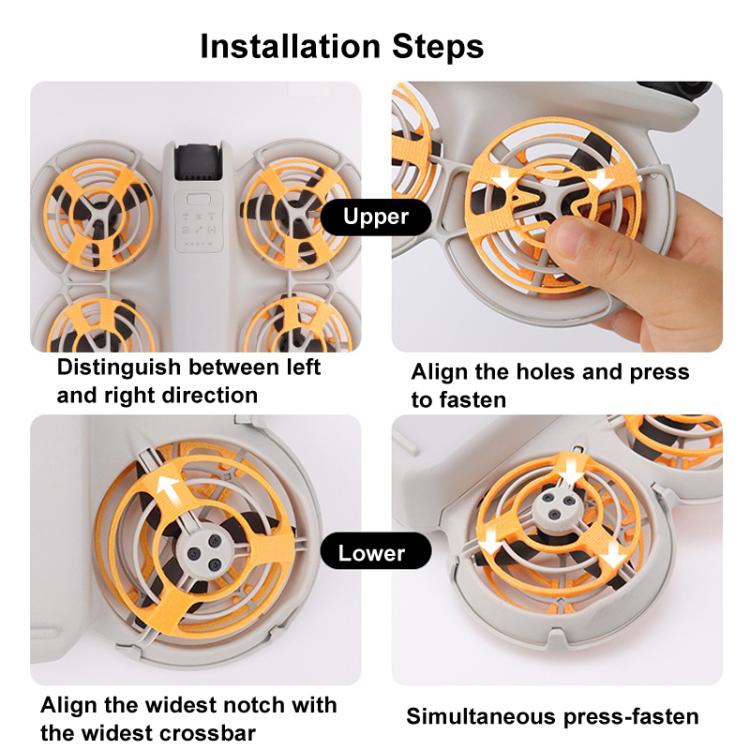 For DJI Neo CQT Drone Landing Scratch Protective Cover Prevent Finger Scratch Protective Cover Accessories, Color: Lower Orange - free shipping - PMC TechLife - Order now!