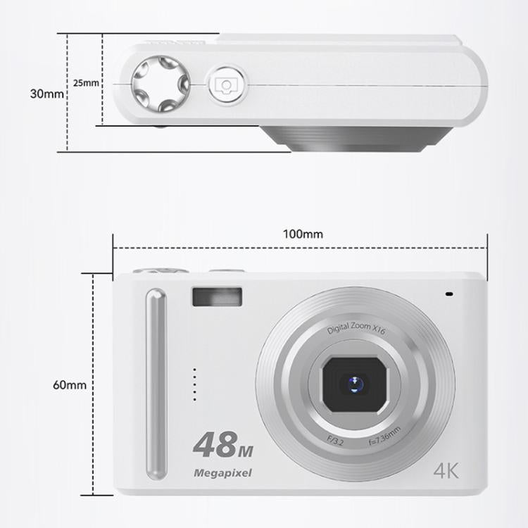 DC03H 2.4-Inch 16X Digital Zoom Electronic Image Stabilization 4K HD Digital Camera(White) - Children Cameras by PMC TechLife | Online Shopping South Africa | PMC TechLife | Buy Now Pay Later Mobicred