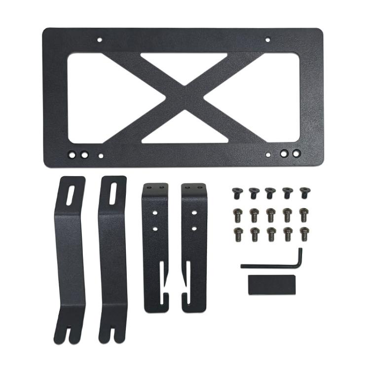 For Tesla Model 3 American Standard License Plate Frame Aluminum Alloy License Plate Bracket - License Plate Covers & Frames by PMC TechLife | Online Shopping South Africa | PMC TechLife | Buy Now Pay Later Mobicred