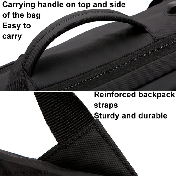 For DJI Air 3  BKANO A3-005 Large Capacity Shoulder Bag Organizer Backpack(Black) - free shipping - PMc TechLife - Order now!