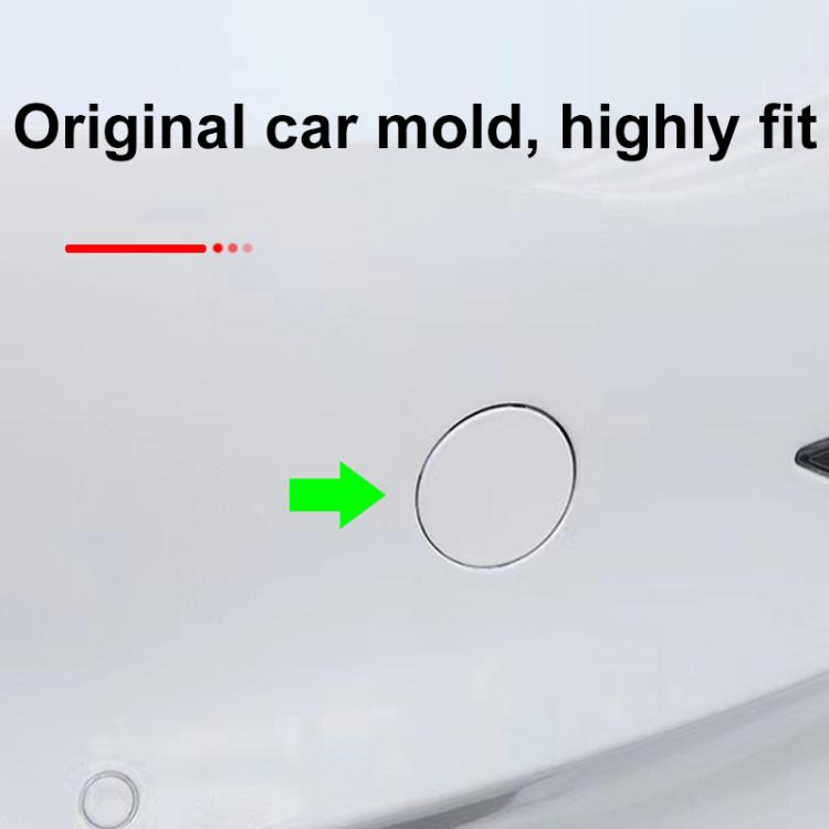 For Tesla Model 3 Front Trailer Hook Protective Cover Replacement Parts Front Towing Hole Cover(White) - Towing Bars by PMC TechLife | Online Shopping South Africa | PMC TechLife | Buy Now Pay Later Mobicred