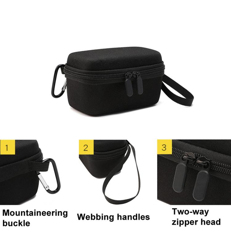 For Insta360 X4 BKANO INX4-001 Body Storage Bag Hard-shell Clutch Bag(Black) - free shipping - PMC TechLife - Order now!