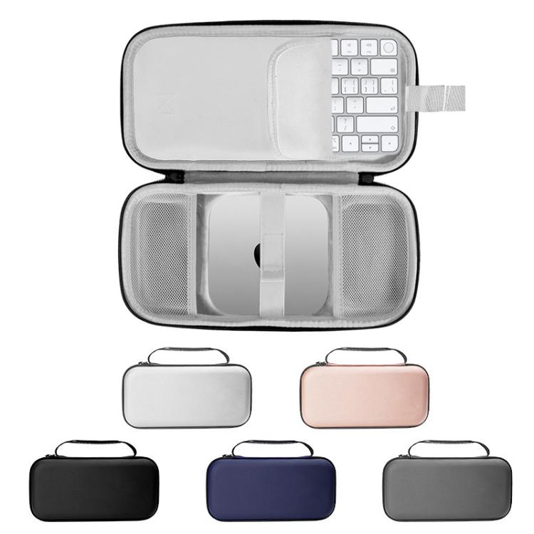 For Mac Mini M4 / M4 Pro Storage Bag Carrying Case Can Store Keyboard, Mouse(Deep Blue) - MINI PC Accessories & Gadgets by PMC TechLife | Online Shopping South Africa | PMC TechLife | Buy Now Pay Later Mobicred