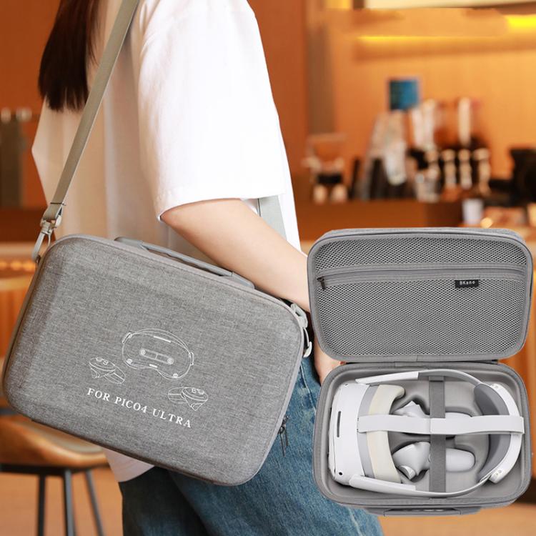 For PICO 4 Ultra BKANO P4U-001 VR Glasses Organizer Handheld Shoulder Bag(Gray) - free shipping - PMC TechLife - Order now!