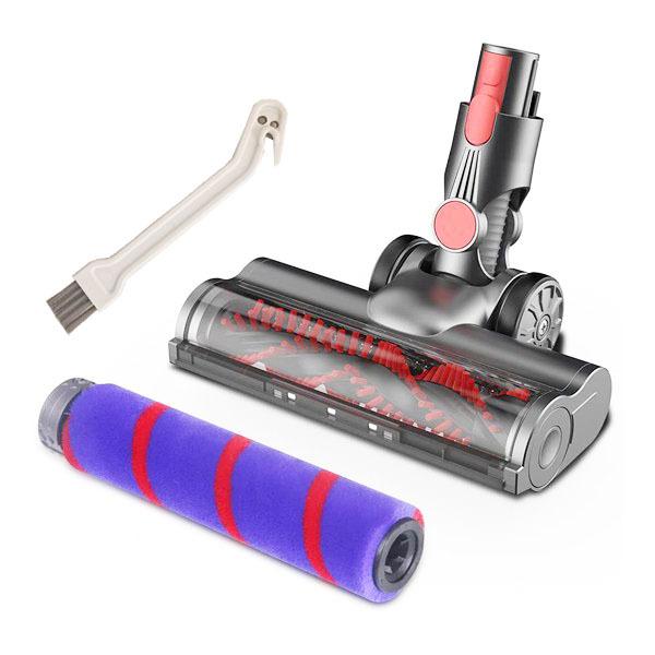 For Dyson V7 / V8 / V10 / V11 / V15 Vacuum Cleaner Floor Brush Carbon Fiber Attachment, Spec: 3pcs /Set - For Dyson Accessories by PMC TechLife | Online Shopping South Africa | PMC TechLife | Buy Now Pay Later Mobicred