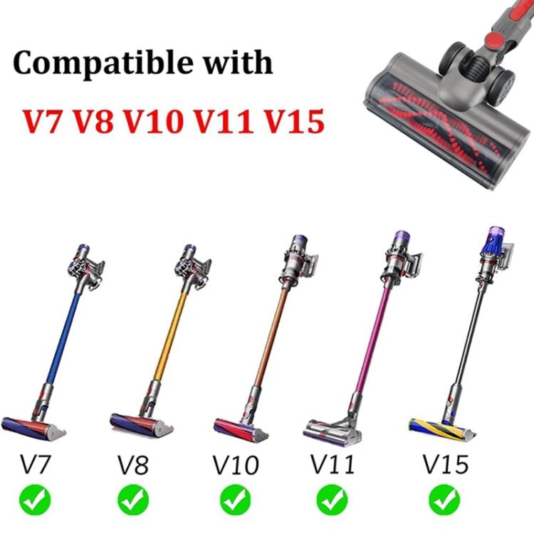 For Dyson V7 / V8 / V10 / V11 / V15 Vacuum Cleaner Floor Brush Carbon Fiber Attachment, Spec: 3pcs /Set - For Dyson Accessories by PMC TechLife | Online Shopping South Africa | PMC TechLife | Buy Now Pay Later Mobicred
