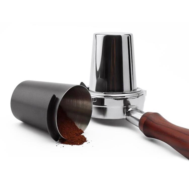 Thickened Coffee Catchers Espresso Machine Handle Catch Tool, Style: 58mm Stainless Steel Mirror - free shipping - PMC TechLife - Order now!