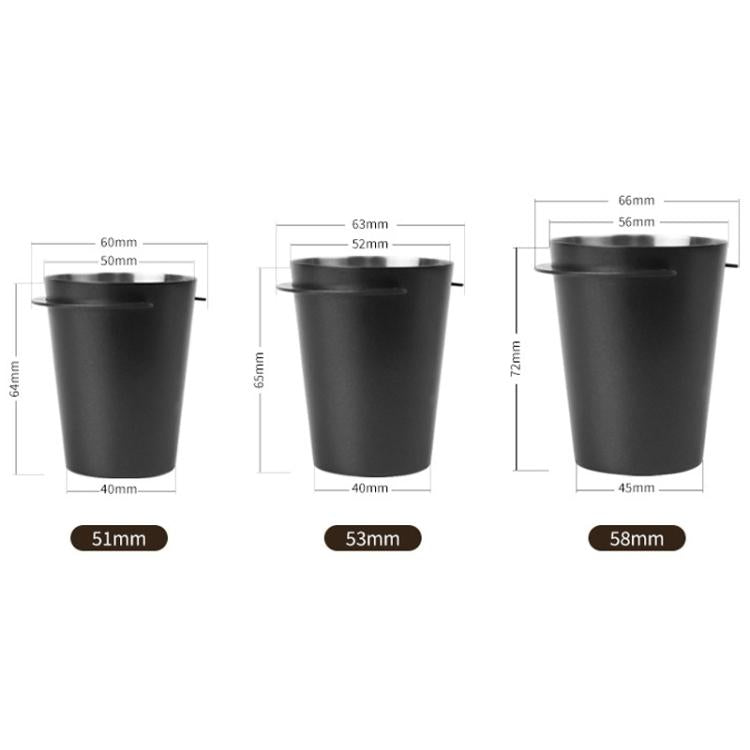 Thickened Coffee Catchers Espresso Machine Handle Catch Tool, Style: 58mm Stainless Steel Mirror - free shipping - PMC TechLife - Order now!