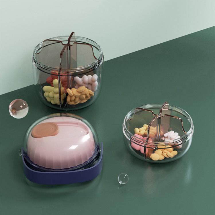 Portable Pill Box Sealed Waterproof Pill Dispenser Drugs Medicine Organizer Dispenser Box, Color: Small Gray - free shipping - PMC TechLife - Order now!