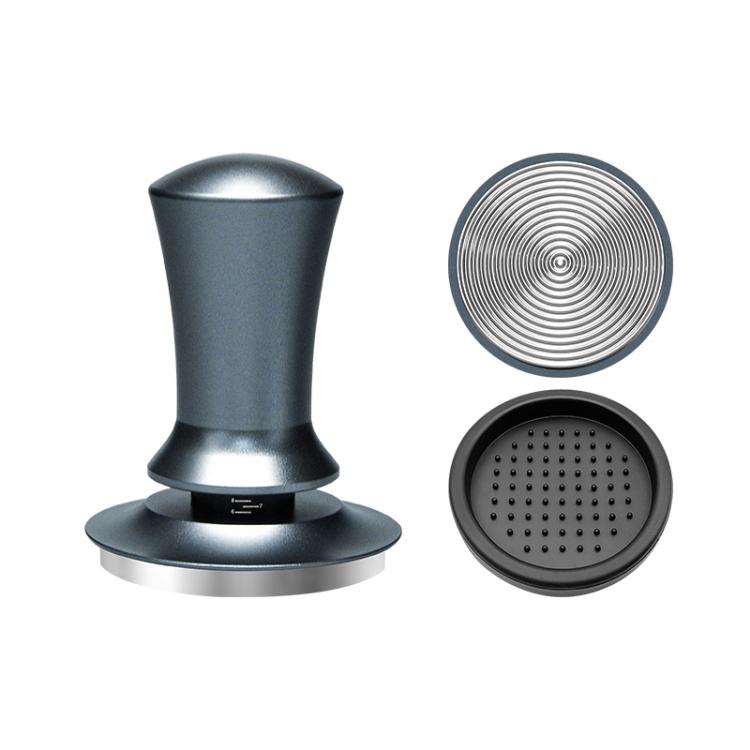 Scale Horizontal Constant Pressure Coffee Grinder Stretching Powder Press Hammer, Style: Silver Blue Thread+Round Base(53mm) - free shipping - PMC TechLife - Order now!