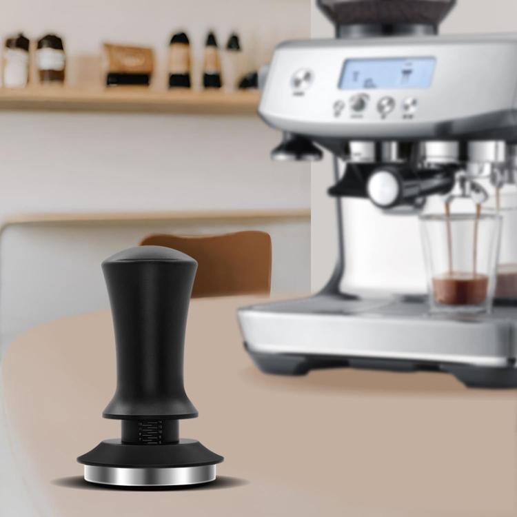 Scale Horizontal Constant Pressure Coffee Grinder Stretching Powder Press Hammer, Style: Black Flat Bottom+Round Base(53mm) - free shipping - PMC TechLife - Order now!