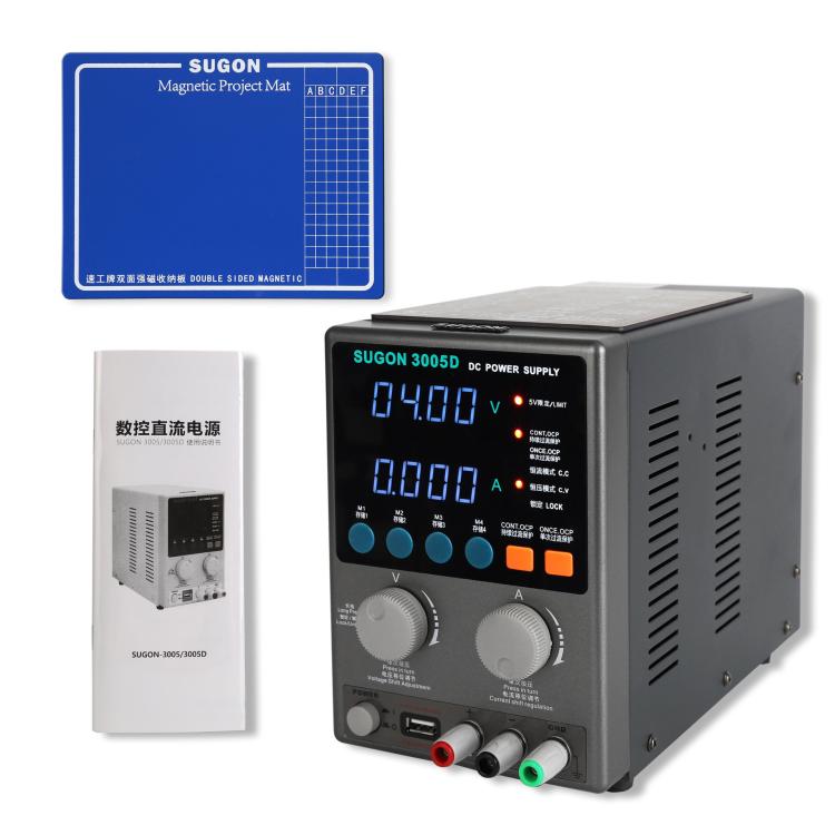 SUGON 3005D 4 Digital Display Power Supply Meter High Power Regulated Power Supply US Plug - free shipping - PMC TechLife - Order now!