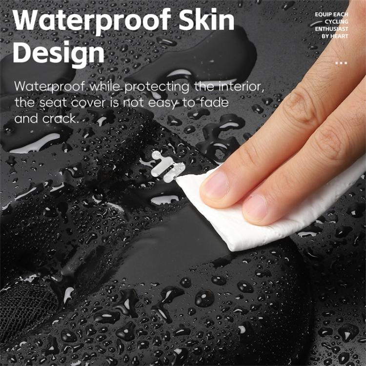 WEST BIKING Bicycle Riding Thickened Sponge PU Leather Soft Seat Cushion Cover(Black) - free shipping - PMC TechLife - Order now!