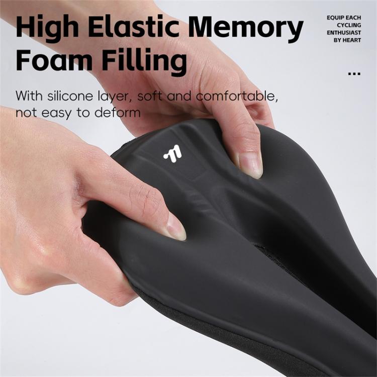 WEST BIKING Bicycle Riding Thickened Sponge PU Leather Soft Seat Cushion Cover(Black) - free shipping - PMC TechLife - Order now!