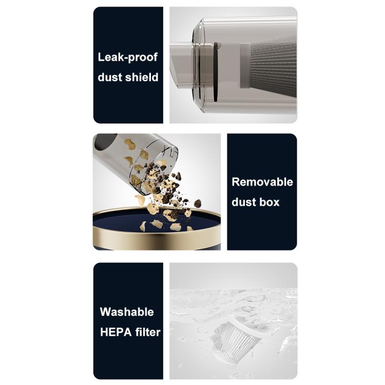 Mini Powerful Car Wireless Vacuum Cleaner Household Handheld Desktop Cleaner(White) - Vacuum Cleaner by PMc TechLife | Online Shopping South Africa | PMc TechLife | Buy Now Pay Later Mobicred