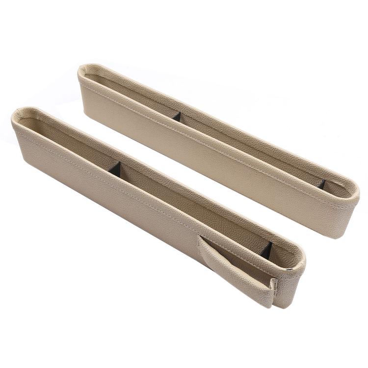 4207 1pair Universal Car Gap Storage Box Interior Decoration Supplies Car Storage Box(Beige) - Stowing Tidying by PMc TechLife | Online Shopping South Africa | PMc TechLife | Buy Now Pay Later Mobicred