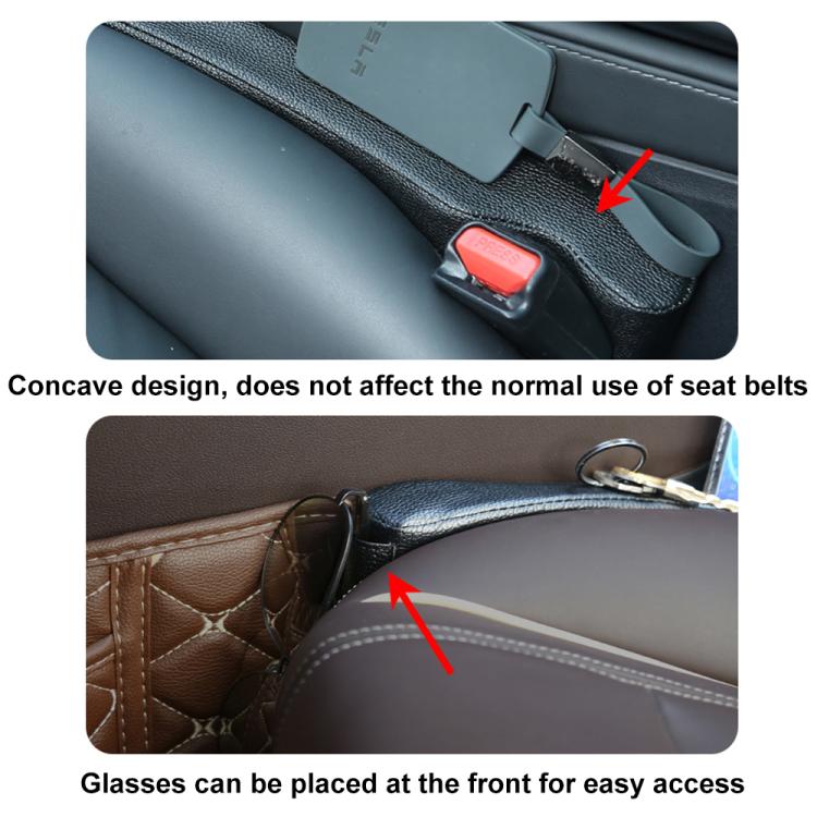 4156 1pair Car Seat Gap Plugs Leakproof Strips Vehicle Interior Supplies Seat Side Seam Strips(Red) - Seat Accessories by PMc TechLife | Online Shopping South Africa | PMc TechLife | Buy Now Pay Later Mobicred