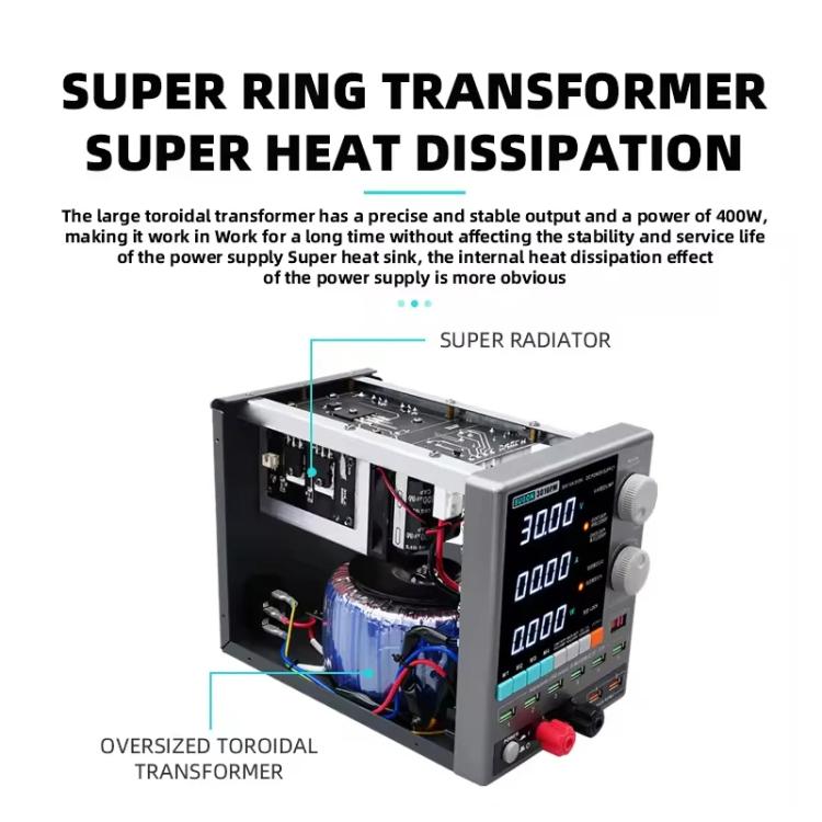 SUGON 3010PM 150W 30V 10A 4 Digital Display Cell Phone Repair Power Meter US Plug - free shipping - PMC TechLife - Order now!