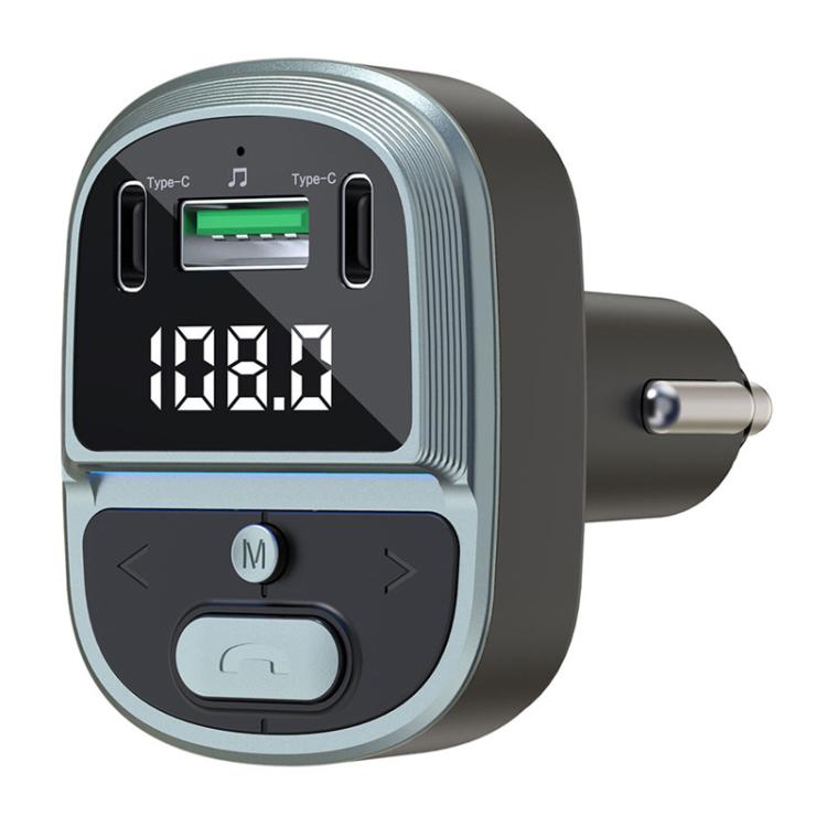 GZ07 Car Voltage Digital Display Fast Charger Vehicle MP3 Bluetooth Player - Car Charger by PMc TechLife | Online Shopping South Africa | PMc TechLife | Buy Now Pay Later Mobicred