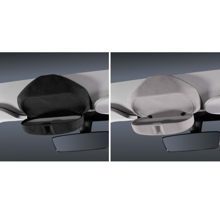 For Tesla Suede Leather Glasses Storage Box, Model: Model Y Beige - Sunglasses & Glasses Clips by PMc TechLife | Online Shopping South Africa | PMc TechLife | Buy Now Pay Later Mobicred