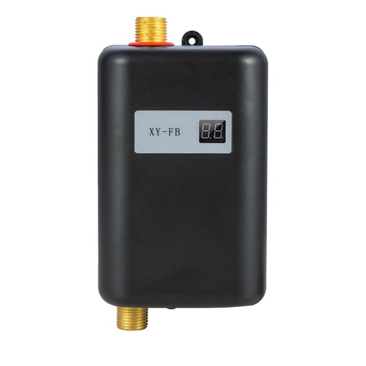 3000W Small Tankless Electric Water Heater For Kitchen Bathroom UK Plug(Black) - free shipping - PMC TechLife - Order now!