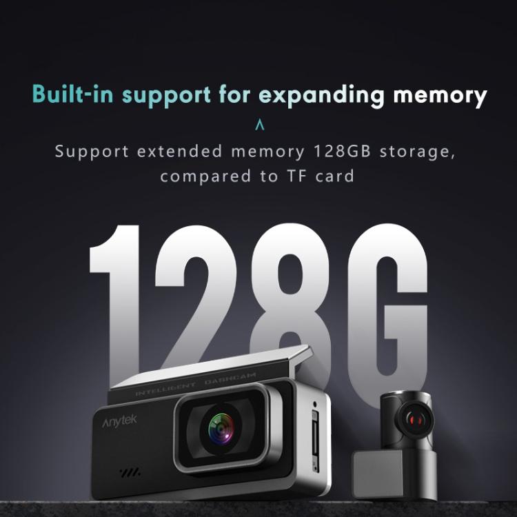 Anytek T1 PRO 3.2 Inch 2K HD Night Vision Car Recorder Hidden Car Camera Front And Rear Dual Recording - free shipping - PMc TechLife - Order now!