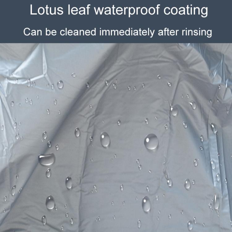 Car PE Film Waterproof And Dustproof Four Seasons Universal Coat Cover, Size: S(Silver Gray) - PE Material by PMC TechLife | Online Shopping South Africa | PMC TechLife | Buy Now Pay Later Mobicred