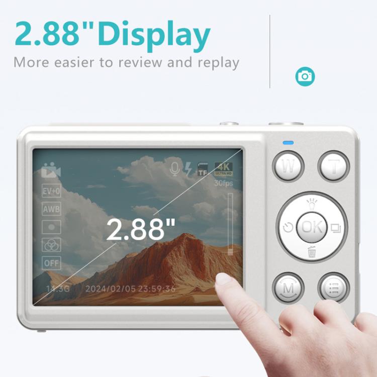 Anytek S7 4K HD Digital Camera Self-Timer Travel Camera Student Kids Card Camera(Pink) - free shipping - PMC TechLife - Order now!