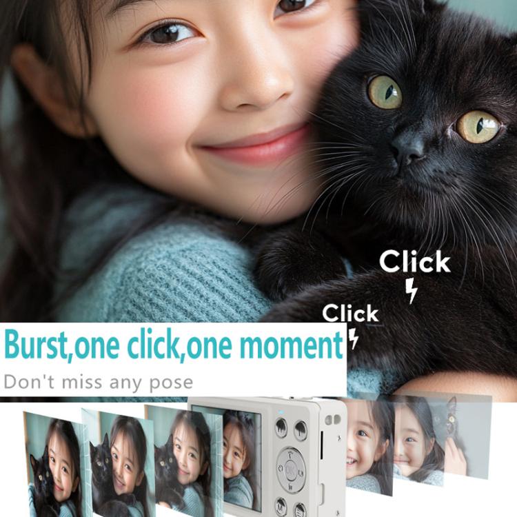 Anytek S7 4K HD Digital Camera Self-Timer Travel Camera Student Kids Card Camera(Pink) - free shipping - PMC TechLife - Order now!