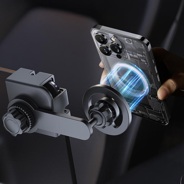 Magnetic Car Phone Holder Mount for Tesla Model 3/Y / AITO / NIO / Lixiang Auto(Black) - Universal Car Holders by PMc TechLife | Online Shopping South Africa | PMc TechLife | Buy Now Pay Later Mobicred