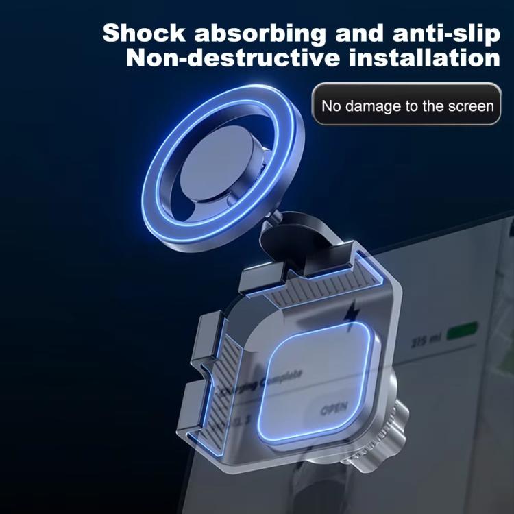 Magnetic Car Phone Holder Mount for Tesla Model 3/Y / AITO / NIO / Lixiang Auto(Black) - Universal Car Holders by PMc TechLife | Online Shopping South Africa | PMc TechLife | Buy Now Pay Later Mobicred