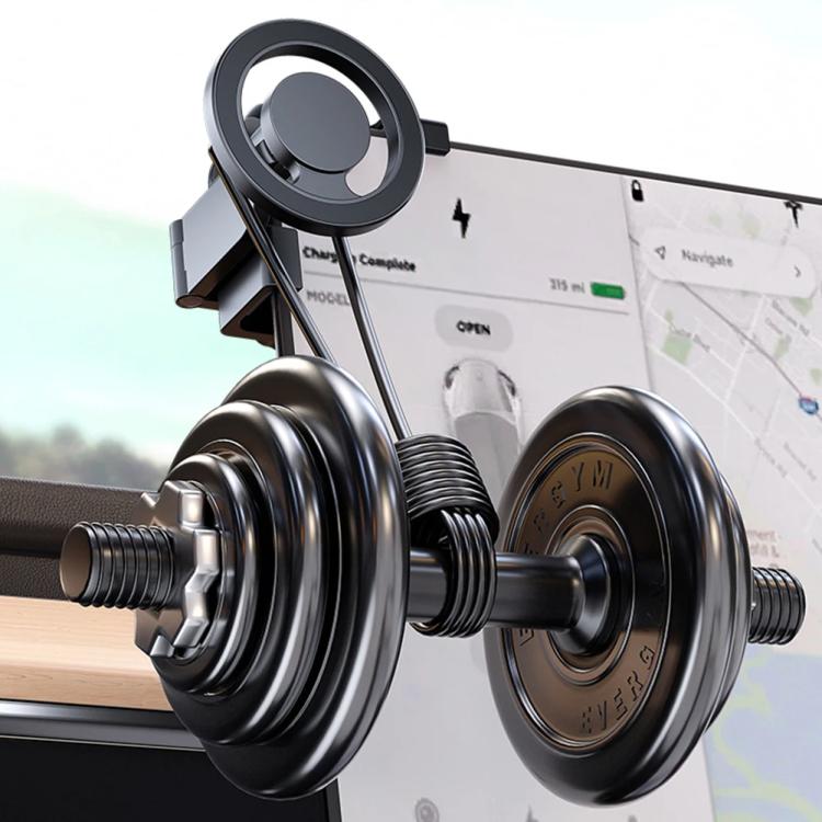 Magnetic Car Phone Holder Mount for Tesla Model 3/Y / AITO / NIO / Lixiang Auto(Black) - Universal Car Holders by PMc TechLife | Online Shopping South Africa | PMc TechLife | Buy Now Pay Later Mobicred