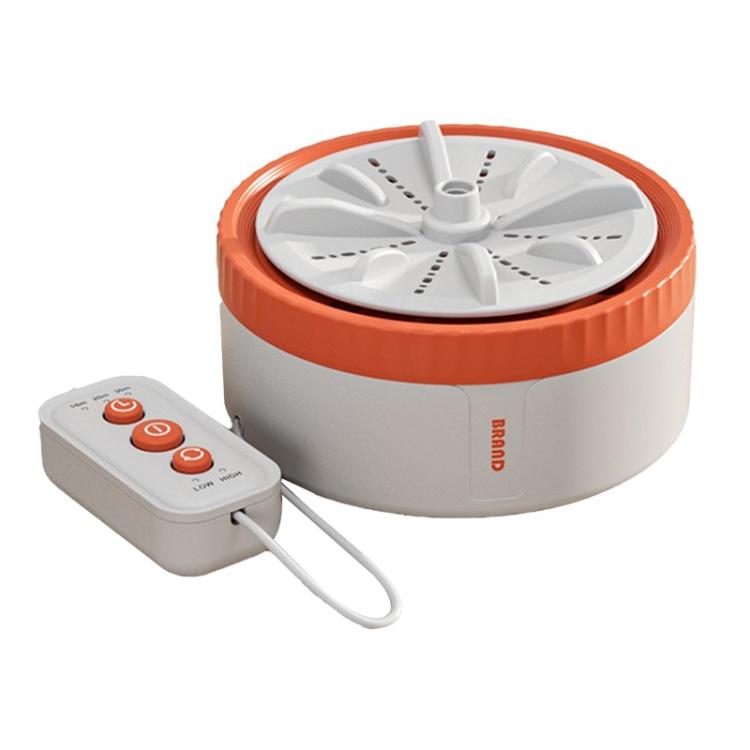 Mini Portable Underwear Socks Turbine Washing Machine, Color: Orange Three-speed Timing - Washing Machines & Accessories by PMC TechLife | Online Shopping South Africa | PMC TechLife | Buy Now Pay Later Mobicred