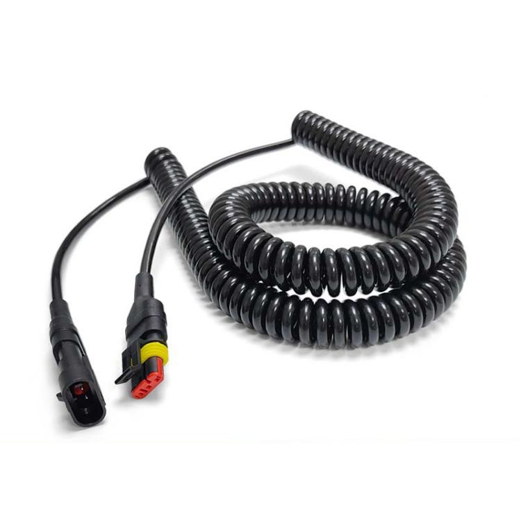 For CNHTC SINOTRUK HOWO SITRAK Four Way Monitoring Camera Spring Wire 8m - DIY Cables by PMc TechLife | Online Shopping South Africa | PMc TechLife | Buy Now Pay Later Mobicred