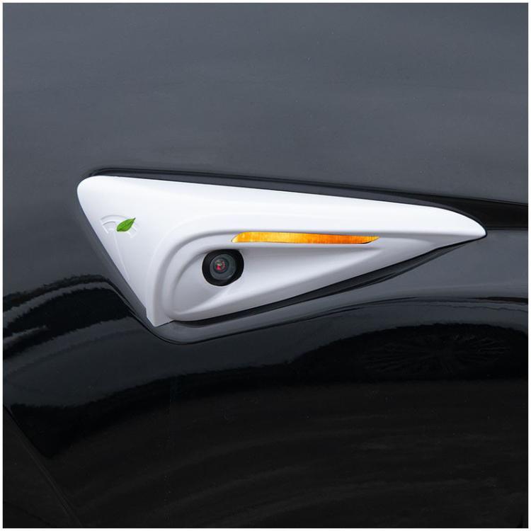 For Tesla 2024 Model 3 Fenders Side Labels Camera Cover Stickers, Color: Bright Red - Decorative Sticker by PMC TechLife | Online Shopping South Africa | PMC TechLife | Buy Now Pay Later Mobicred
