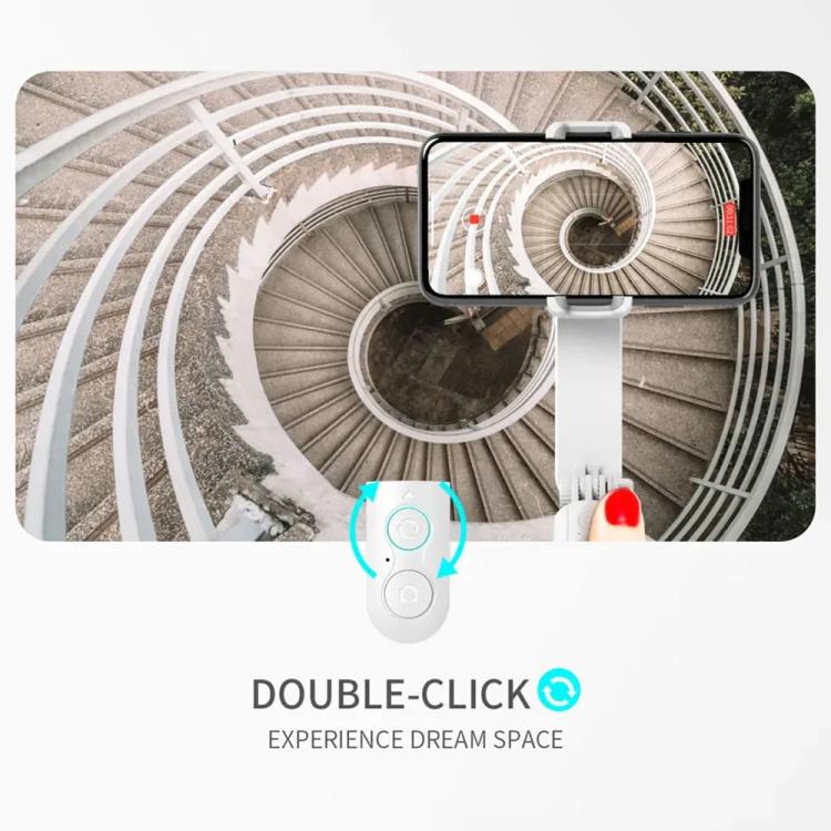 L09 Mini Handheld Folding Anti-shake Stabilizer Bluetooth Beauty Fill Light Selfie Stick(White) - Selfie Sticks by PMC TechLife | Online Shopping South Africa | PMC TechLife | Buy Now Pay Later Mobicred