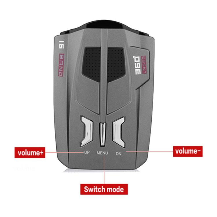 Car Mobile Radar Speed Detector Car Electronic Dog, Support English / Russian - Radar Detectors by PMC TechLife | Online Shopping South Africa | PMC TechLife | Buy Now Pay Later Mobicred