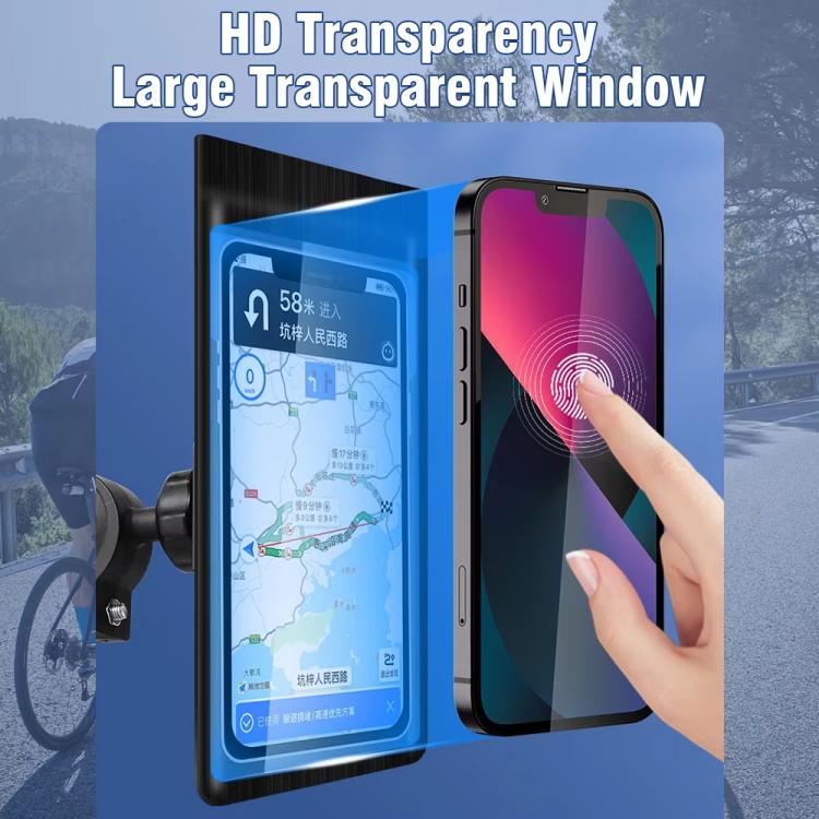 Bicycle Waterproof Phone Bag Mount Stand 360 Degree Rotation Motorcycle Bike Cellphone Holder, Spec: Rearview Mirror Model - free shipping - PMc TechLife - Order now!