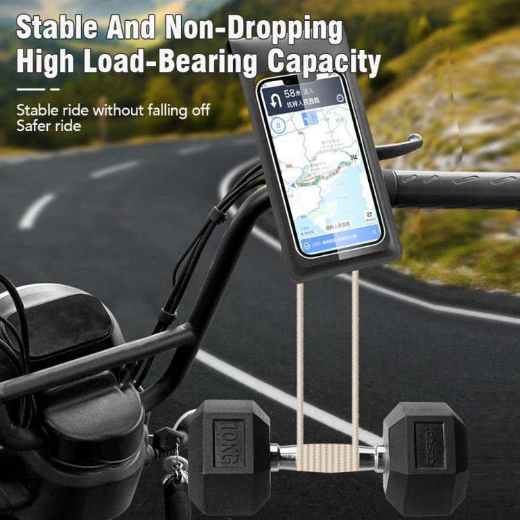 Bicycle Waterproof Phone Bag Mount Stand 360 Degree Rotation Motorcycle Bike Cellphone Holder, Spec: Rearview Mirror Model - free shipping - PMc TechLife - Order now!