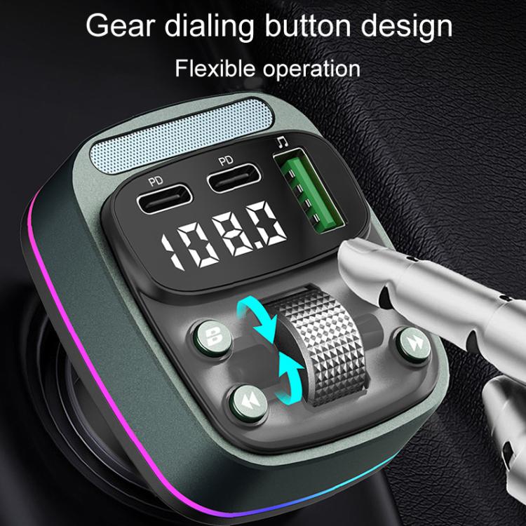 GZ08 Car Voltage Display Fast Charger Subwoofer MP3 Bluetooth Player - Car Charger by PMc TechLife | Online Shopping South Africa | PMc TechLife | Buy Now Pay Later Mobicred