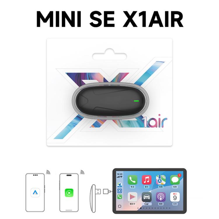 Original Carplay Wired To Wireless Box Adapter Car Connect Android Box, Model: MINI SE X1AIR Black - Car MP3 & MP4 & MP5 by PMc TechLife | Online Shopping South Africa | PMc TechLife | Buy Now Pay Later Mobicred