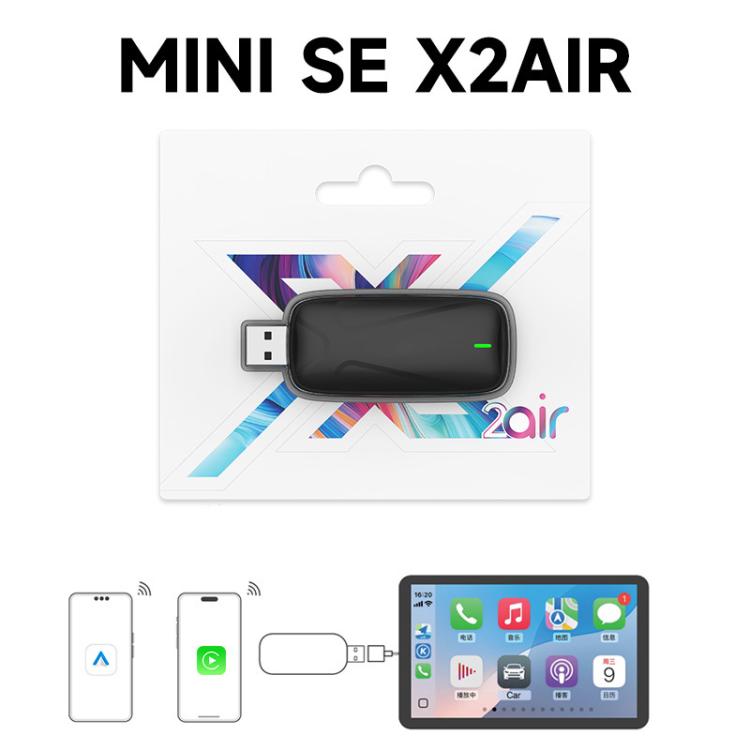 Original Carplay Wired To Wireless Box Adapter Car Connect Android Box, Model: MINI SE X2AIR Black - Car MP3 & MP4 & MP5 by PMc TechLife | Online Shopping South Africa | PMc TechLife | Buy Now Pay Later Mobicred