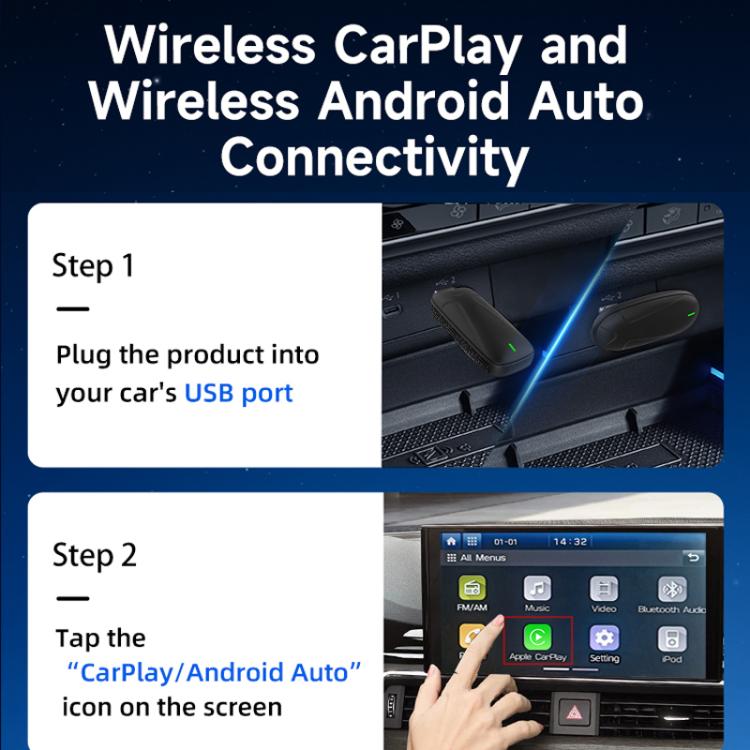Original Carplay Wired To Wireless Box Adapter Car Connect Android Box, Model: MINI SE X2AIR Black - Car MP3 & MP4 & MP5 by PMc TechLife | Online Shopping South Africa | PMc TechLife | Buy Now Pay Later Mobicred