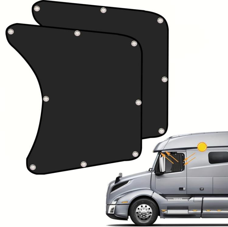 2pcs Car Sun Protection Heat Insulation Sunshade Front Side Curtains - Window Foils & Solar Protection by PMC TechLife | Online Shopping South Africa | PMC TechLife | Buy Now Pay Later Mobicred