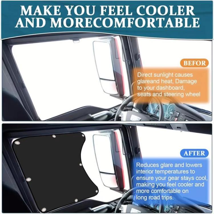 1pc Car Sun Protection Heat Insulation Sunshade Front Side Curtains - Window Foils & Solar Protection by PMc TechLife | Online Shopping South Africa | PMc TechLife | Buy Now Pay Later Mobicred