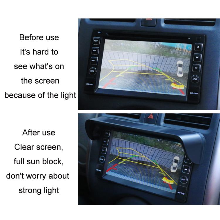 Car Navigation Display Universal Sun Visor, Size: M - Car Interior Mouldings by PMc TechLife | Online Shopping South Africa | PMc TechLife | Buy Now Pay Later Mobicred