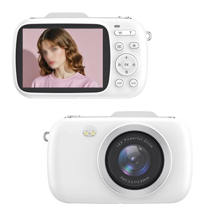 G7-A 2.8-inch 18X Digital Zoom 4K HD Beauty Digital Camera(White) - Children Cameras by PMC TechLife | Online Shopping South Africa | PMC TechLife | Buy Now Pay Later Mobicred