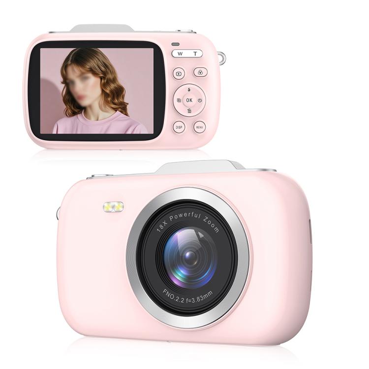 G7-A 2.8-inch 18X Digital Zoom 4K HD Beauty Digital Camera(Pink + OTG) - Children Cameras by PMC TechLife | Online Shopping South Africa | PMC TechLife | Buy Now Pay Later Mobicred